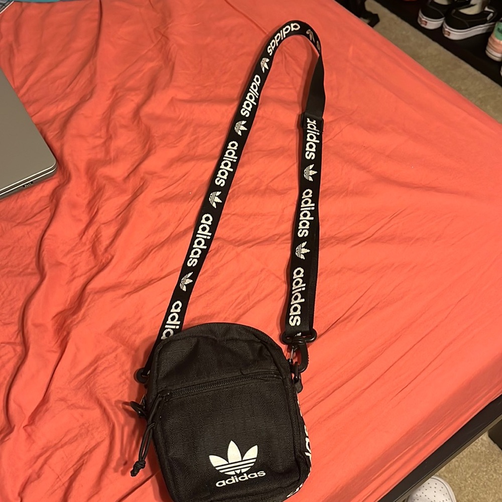 adidas unisex crossbody bag with adjustable strap